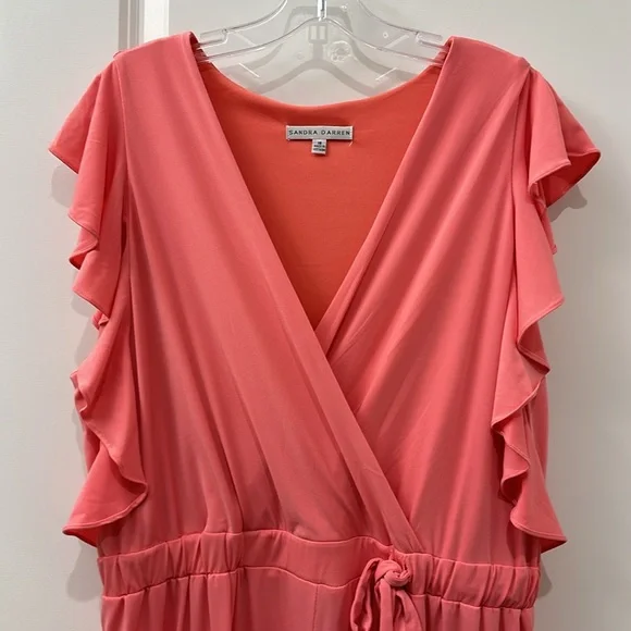 Sandra Darren Coral Jumpsuit - Picture 3 of 6